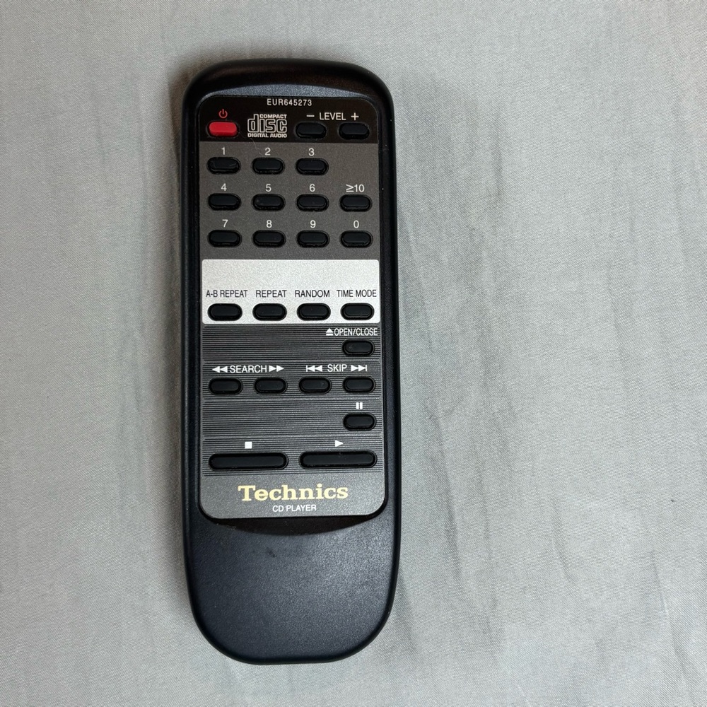 Technics Eur645273 Remote Control Oem Original Cd Player Tested